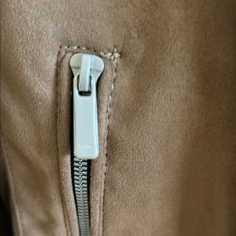 Zara Brown Suede Lightweight Jacket -Men - image 5